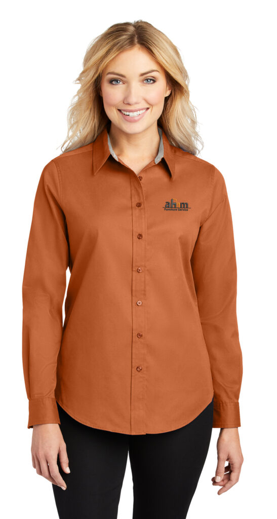 L608 Port Authority® Ladies Long Sleeve Easy Care Shirt - AHM Uniforms ...
